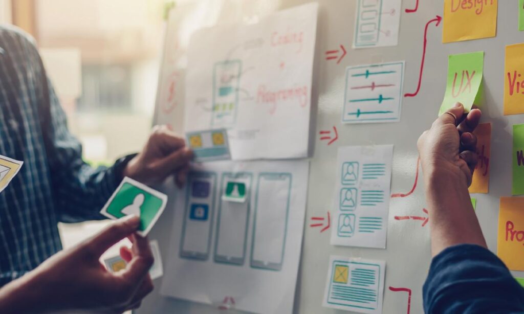 The process of designing a website